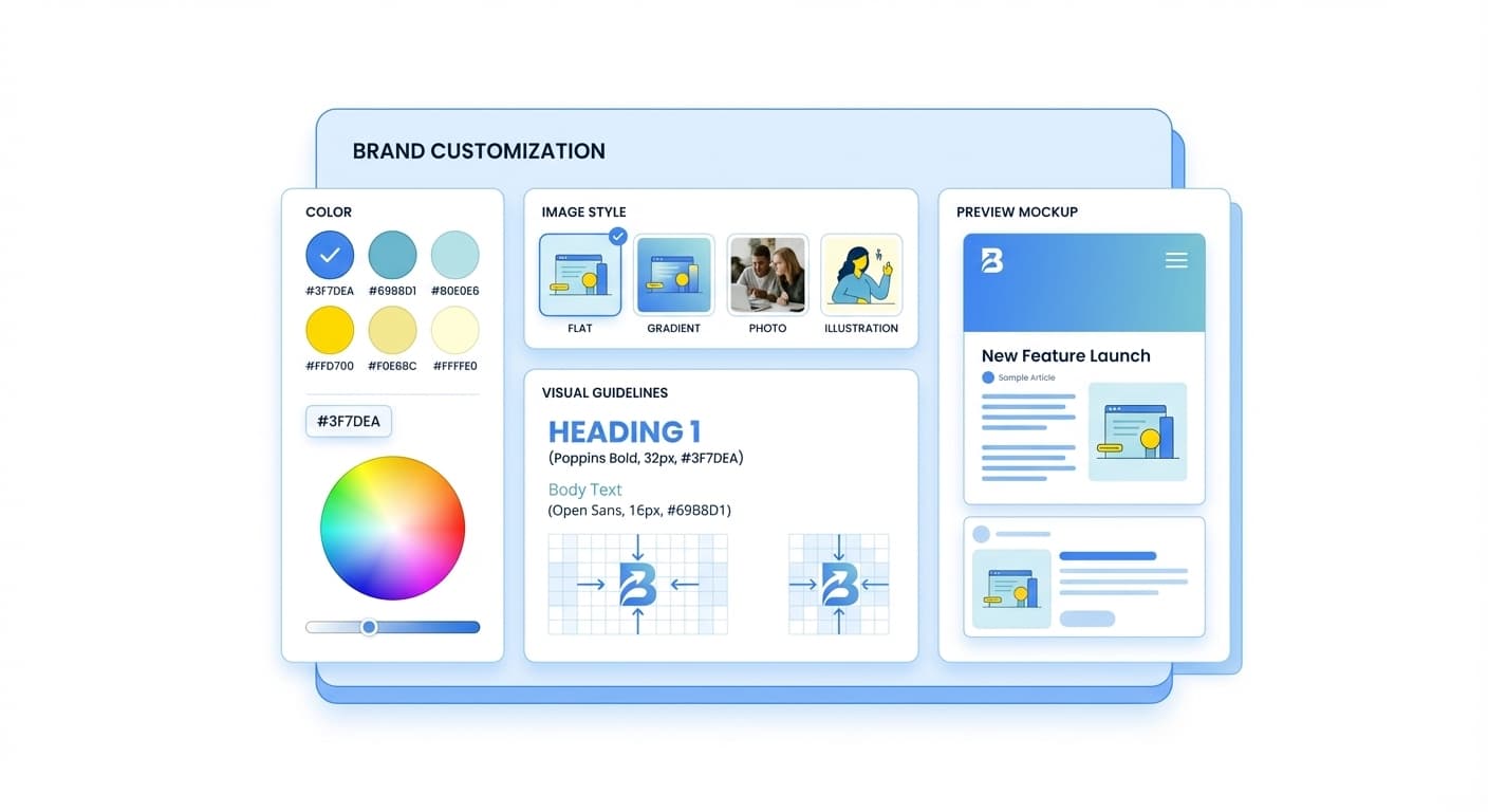 Branding Setup Interface