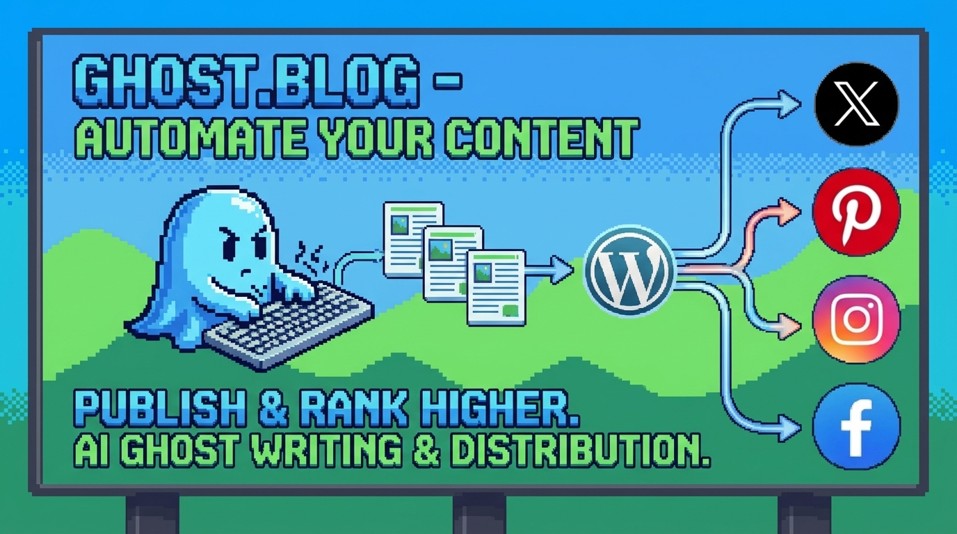Ghost.blog - Streamline Your WordPress Content Management